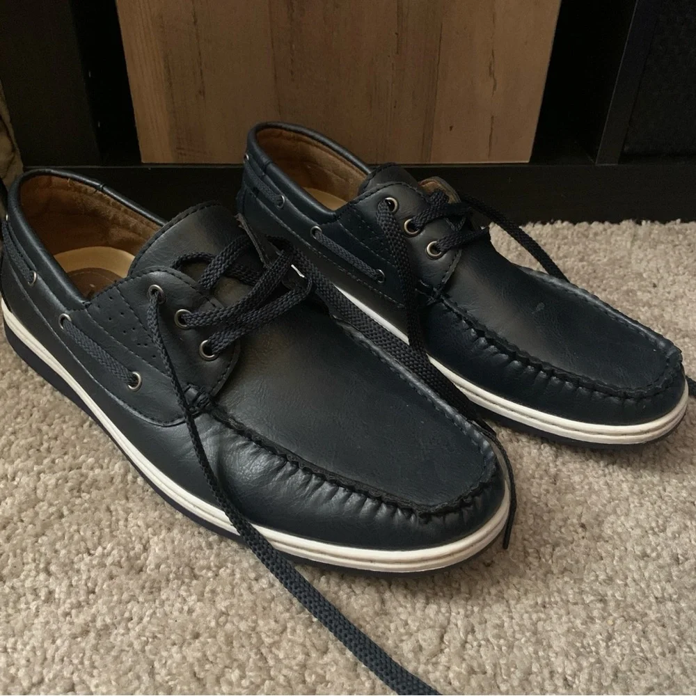 X-ray ultimate comfort Men's Navy Boat Shoes size 11